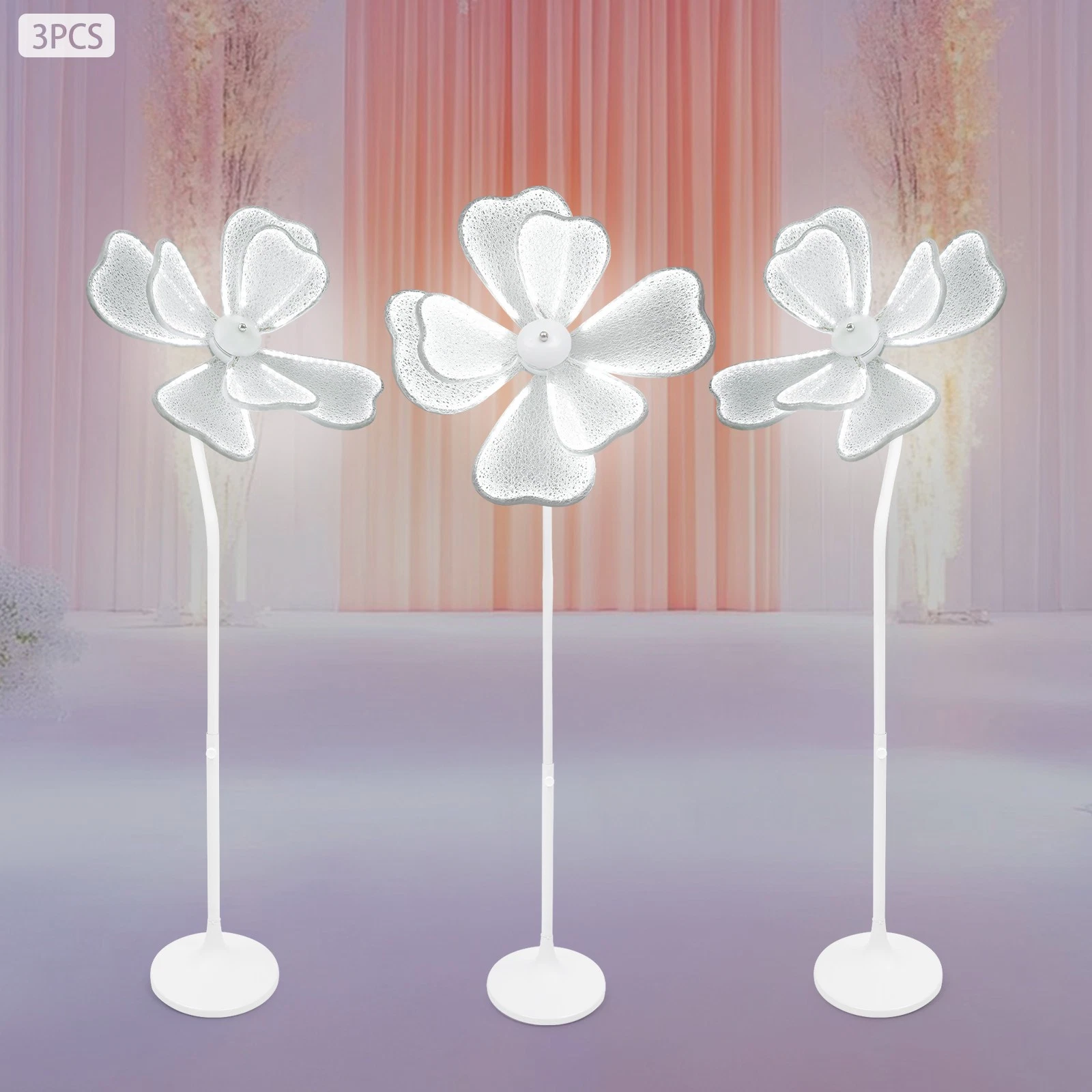 3PCS Wedding Lights T-stage Street Guidance Decorative Lights Aisle Runner Light