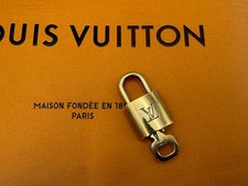 LOUIS VUITTON Lucchetto in ottone con chiave corrispondente numero casuale Giappone oro