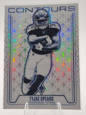 TYJAE SPEARS 2024 Panini Phoenix Contours Hyper #CON-TYS Tennessee Titans