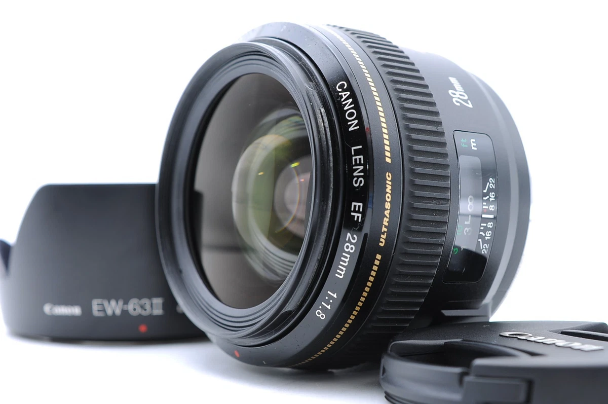 Preços baixos em Lentes de câmera Canon f/1.8 28mm Focal | eBay