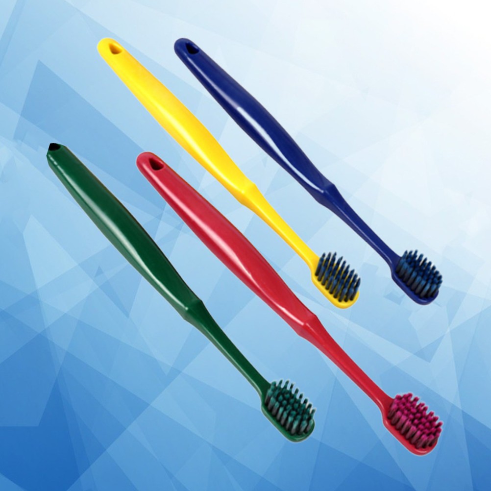 4 Pcs Tooth Brushes Cleaning Toothbrush for Household Soft Adults