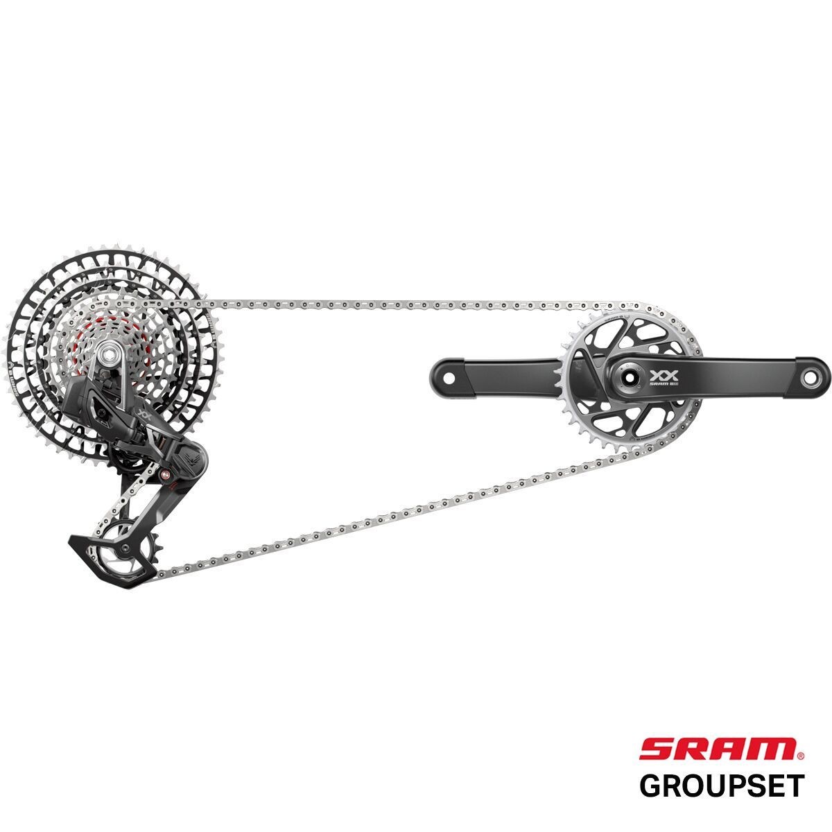 Набор групп для дублирования трансмиссии SRAM XX SL Eagle AXS 478590₽