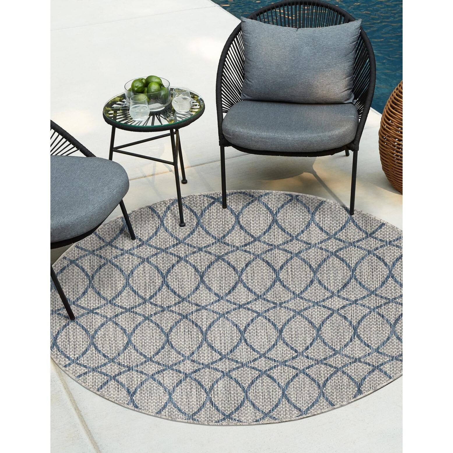 Outdoor Khence Collection Rug KPvjXEQ_00C2g47QFKOOWAsTD8mU7mBs Durable All-Weather Design