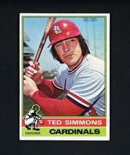 Ted Simmons 1976 Topps (HOF) St. Louis Cardinals #290 EX-MT