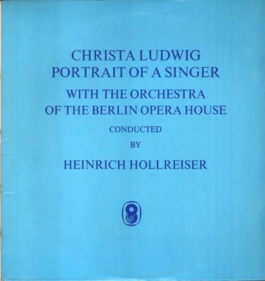 SCM84 Christa Ludwig With the Orchestra of the Berlin Opera House Portrait of A
