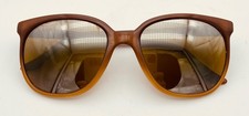 Vintage Vuarnet Pouilloux Sunglasses Amber Lens Brown Frames No Case