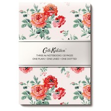 Cath Kidston Stationery 3 Pack A6 Pocket Notebooks Floral Notes Gift Idea