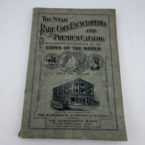 1933 The Star Rare Coin Encyclopedia and Premium Catalog VTG