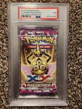2014 Pokemon Booster XY Phantom Forces Aegislash PSA 7 Sealed Pack