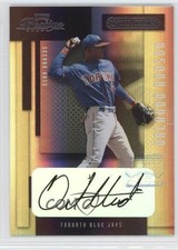 2004 Playoff Prestige Xtra Bases Purple 50/100 Orlando Hudson #198 Auto 3c7