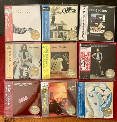 SET / 9 x SHM-CD Eric Clapton 461 Ocean Boulevard + 7 einfache Alben + 1 Doppel