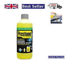 Environmentally Friendly Winter Screen Wash - 500ml Makes 5 Litres, Streak-Free 1.20 per litre