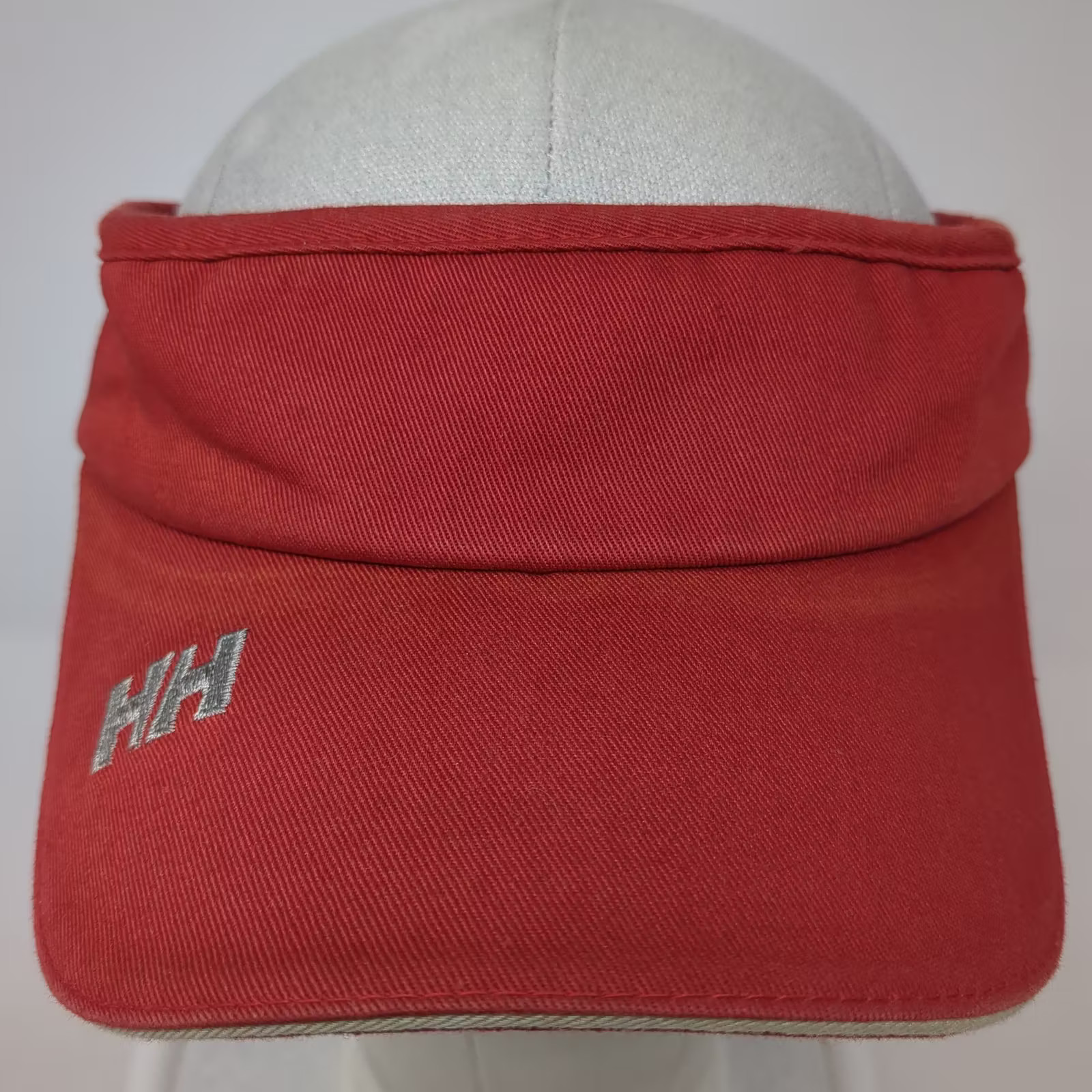 Helly Hansen Visor Red Silver Hat OS Strapback Em… - image 2