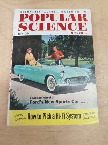 POPULAR SCIENCE MONTHLY OCTOBER 1954 Nice Condition, All Pages Intact.