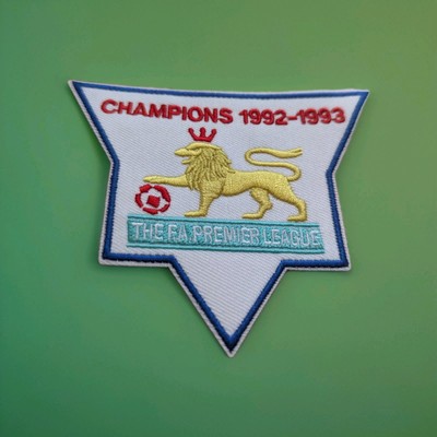 Premier League Champions Patch 1992 1993 Manchester United Iron On