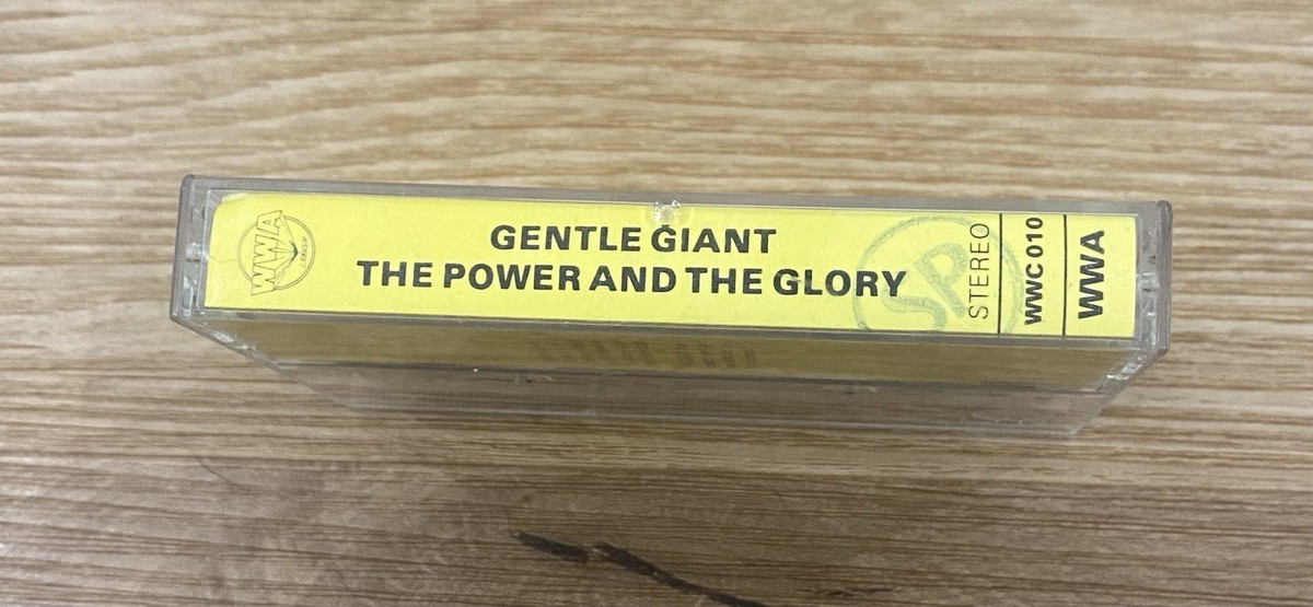 GENTLE GIANT The Power And The Glory CASSETTE Tape WWA UK RARE