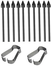 Black 10 Pack  2 Tools Hard Tip S Pen Replacement Nibs for Samsung