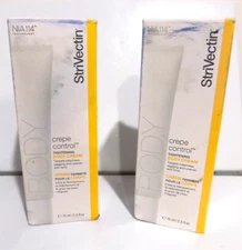 LOT OF 2~Strivectin Crepe Control Tightening Body Cream (2.5 OZ.each)DAMAGED BOX