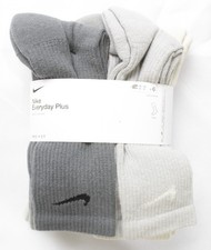 Nike Unisex Everyday Plus Dri Fit 6 Pack Crew Socks BM7 Mulitcolor Large NWT