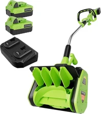 Battery Powered Snow Blower with Directional Plate 4.0 A Dual-Port Quick Charger