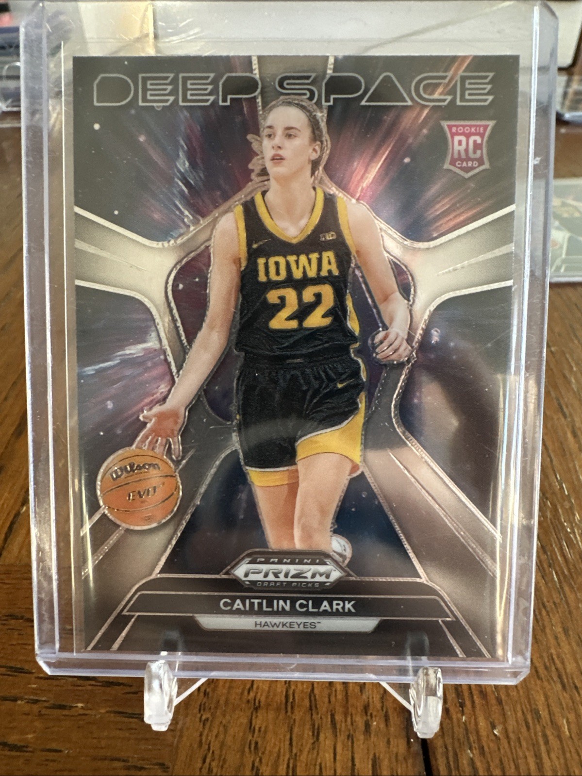 2024 Panini Prizm Draft Picks - Deep Space Prizms Silver #8 Caitlin Clark