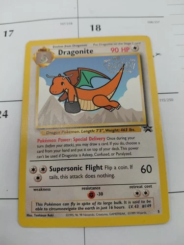 Dragonite (Movie Promo) 05/53 Wotc Promo Regular