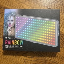 DIGIPOWER Rainbow 135 LED LIGHT BAR lcd screen for video camera (AS-IS, READ)