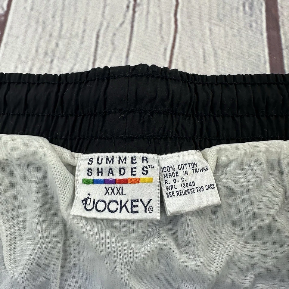 Vintage Summer Shades Jockey Mens 3XL XXXL Swim Trunks Shorts Baggies 3" Inseam - Image 3 of 4