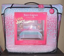 Juicy Couture Pink/Turquoise/Grey Leopard Pri...