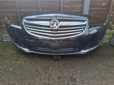 VAUXHALL INSIGNIA MK1 FL 2013-17 ELITE COMPLETE FRONT BUMPER BLACK Z22C