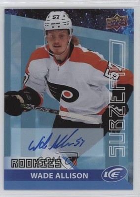 2021-22 Upper Deck Ice Sub Zero Blue Wade Allison #SZ-47 Rookie Auto RC 6u3