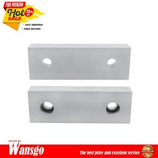 1 Pair 6" 2" 1" Precision Reversible Aluminum Soft Jaws For 6" Milling Vise