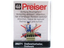 PREISER Aiguilleur avec poste d'aiguillage - HO 1/87 - PREISER 28271