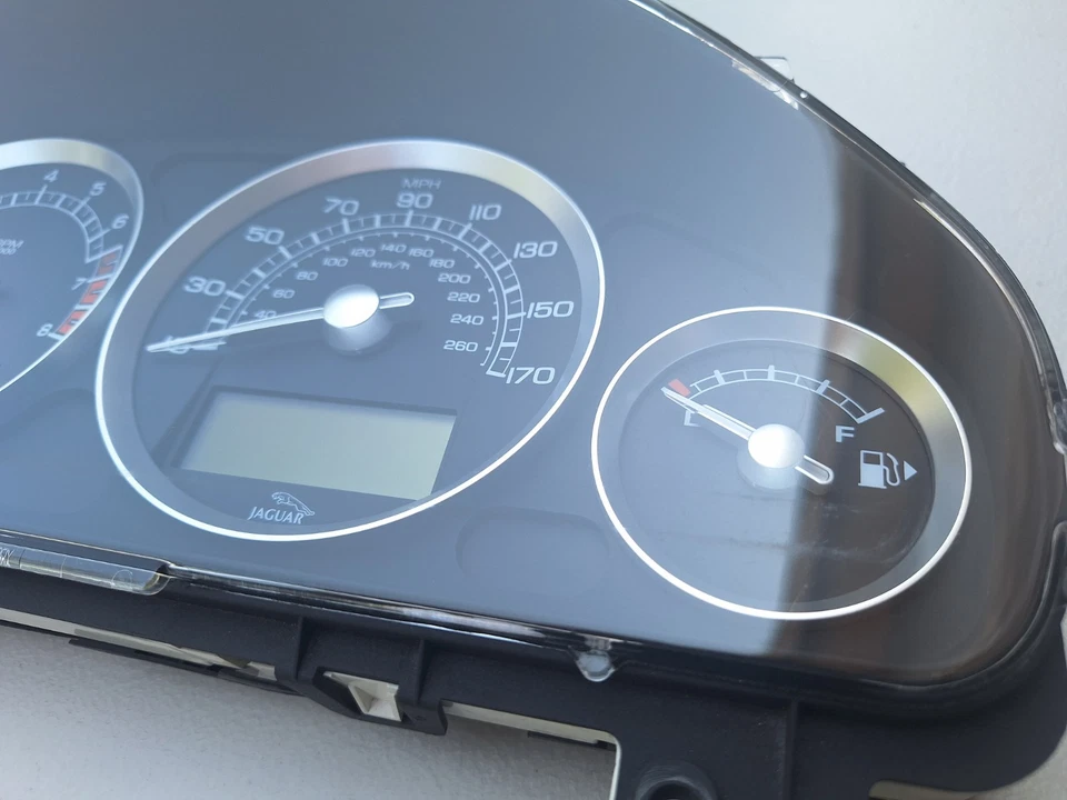 Jaguar S-Type 2003-2008 tablero consola calibre grupo fabricante de equipos originales de fábrica Foto 3 de 4