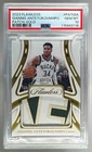 Giannis Antetokounmpo 2023 Panini Flawless Gold GU Patch 9/10 PSA 10