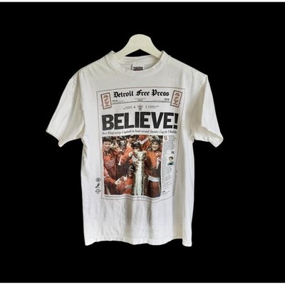 1998 Detroit Red Wings Tshirt Sz Medium Detroit Free Press Champions