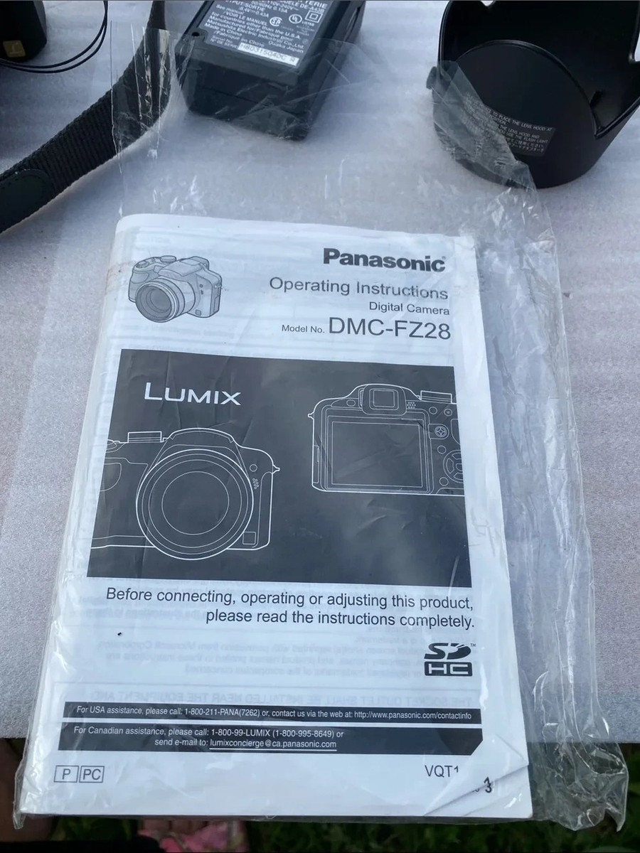 Panasonic LUMIX DMC-FZ28 10.1MP Digital Camera - Black for sale
