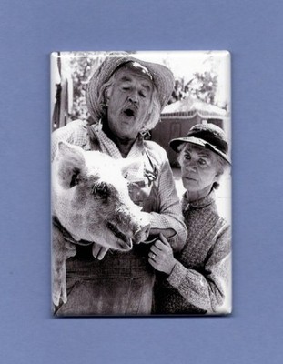 THE WALTONS TV SHOW *2X3 FRIDGE MAGNET* GRANDPA AND GRANDMA CAST WILL GEER ELLEN