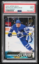 2022 Series 1 Young Guns UD Exclusives 18/100 Nicholas Abruzzese PSA 9 MINT ls5