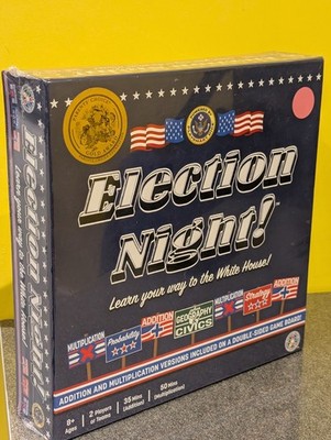 Wahlnacht Brettspiel Learn Your Way to The White House Partyspiel