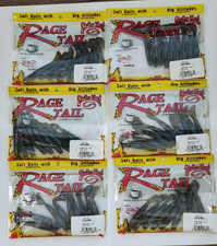 (LOT OF 6) 9 Per Pk STRIKE KING RAGE NED CUT-R WORM 3" RGNCUT-R Blue Craw