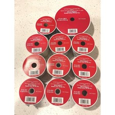 Lot of 11 Celebrate It Christmas Wired Ribbon...