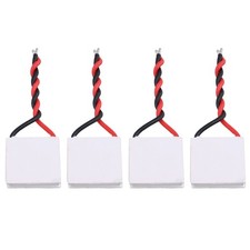 4 PCS TES14902 White Heatsink Thermoelectric Peltier Cooler Module 20x20mm