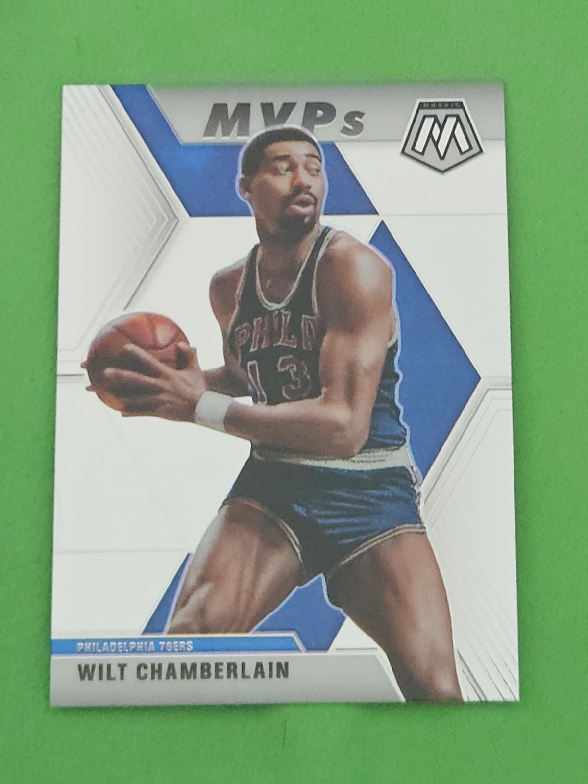 2019-20 Panini Mosaic Wilt Chamberlain MVP’s #300 Philadelphia 76ers MINT!
