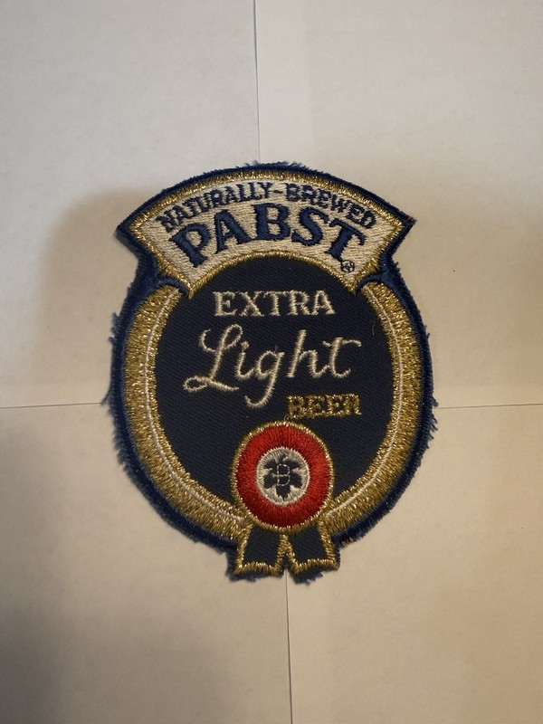 Naturally Brewed Pabst Extra Light Beer Patch