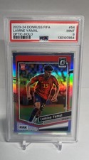 2023-24 Donruss FIFA Lamine Yamal #54, Optic Holo, Rookie RC, PSA 9