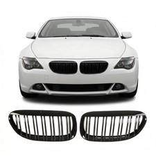 Frontgrill Dual Line, gl�nzend schwarz, passend f�r BMW 6er E63 E64 2003-2010