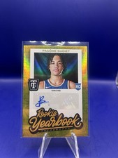 2024 Panini Totally Certified Rookie Yearbook Auto Gold /10 Pacome Dadiet #RYA-D