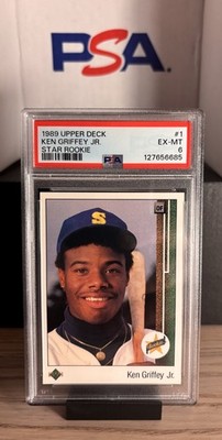 1989 Upper Deck - Ken Griffey Jr PSA 6 #1 (RC) (Rookie Card) | eBay
