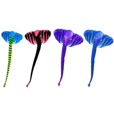 Kids Kite for Giant Frameless 3-D Elephant Kite Spring Spinner for Low Speed Win